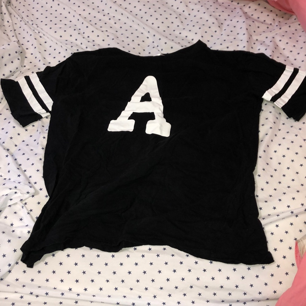 black t-shirt